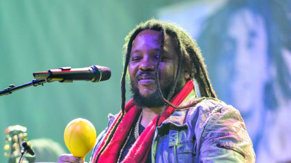 Stephen Marley performing onstage