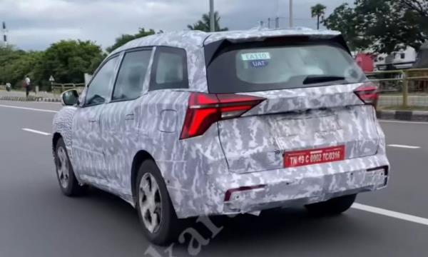 Mahindra XUV e8 Spotted Testing Ahead Of Expected Debut In December 1